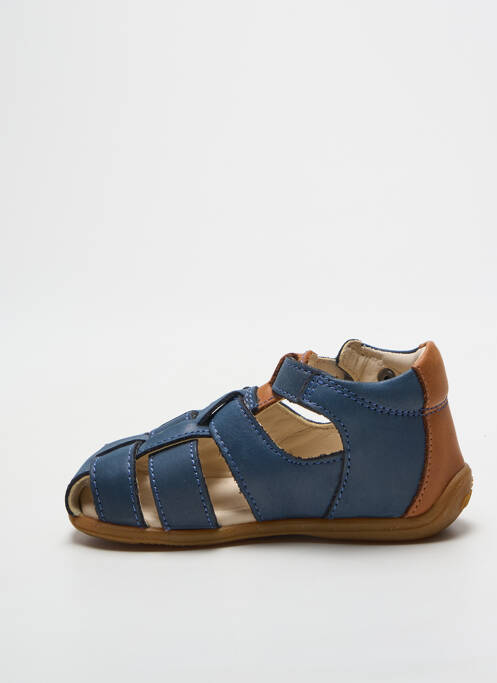 Sandales/nu pieds fermeture boucle(s) bout rond bleu ASTER garcon