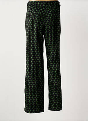 Pantalon droit stretch taille normale vert ZILCH femme