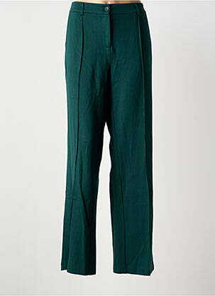 Pantalon droit stretch taille normale vert ZILCH femme