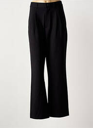 Pantalon large taille à pinces taille haute noir ZILCH femme