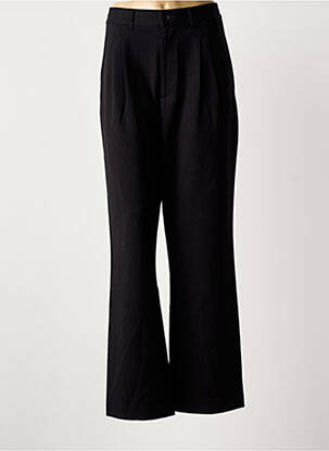 Pantalon large taille à pinces taille haute noir ZILCH femme