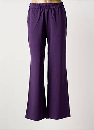 Pantalon flare stretch taille normale violet ZILCH femme