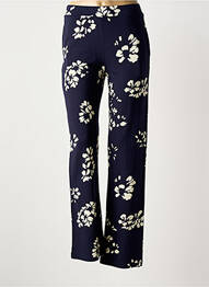 Pantalon droit stretch taille normale bleu ALEXANDER & JACOB femme