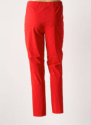 Pantalon slim taille élastique taille normale rouge SOPHIA femme