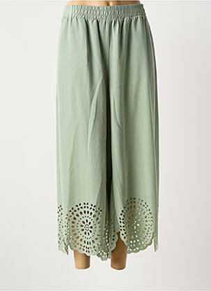 Pantalon 7/8 taille normale taille normale vert MAT. femme