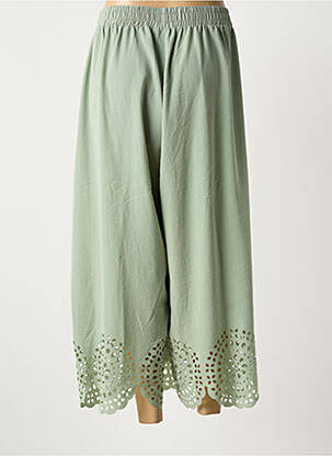 Pantalon 7/8 taille normale taille normale vert MAT. femme