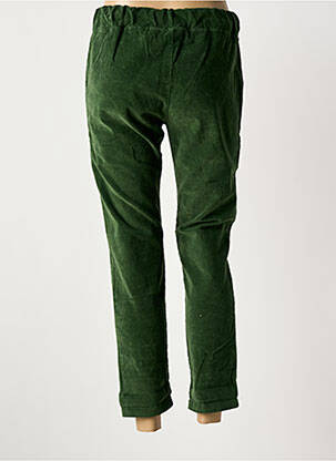Pantalon 7/8 stretch taille normale vert APRIL VINTAGE femme