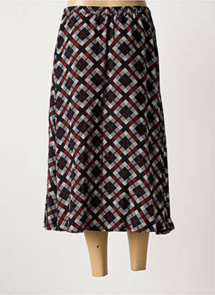 Jupe mi-longue taille normale marron NICE THINGS femme