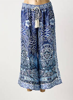 Pantalon 7/8 bleu MAT. femme