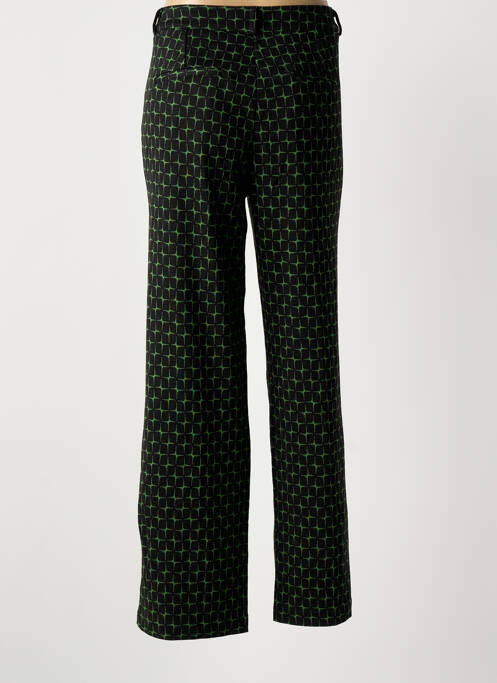 Pantalon droit stretch taille normale vert ZILCH femme