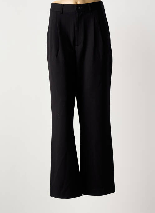 Pantalon large taille à pinces taille haute noir ZILCH femme