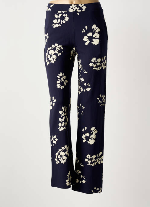 Pantalon droit stretch taille normale bleu ALEXANDER & JACOB femme