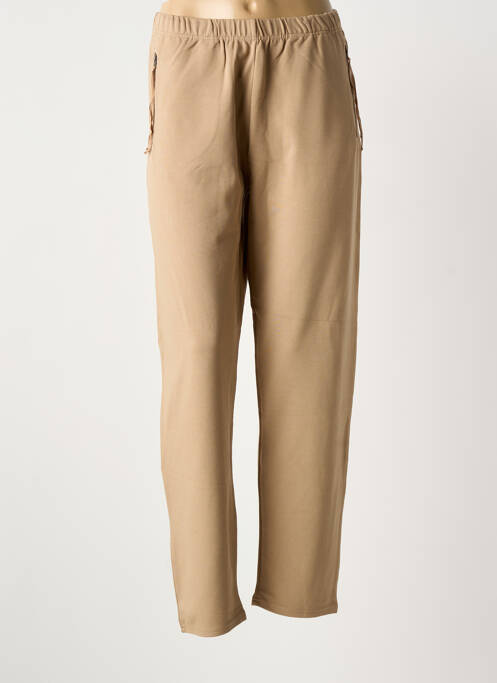 Jogging taille haute taille haute beige MASAI femme