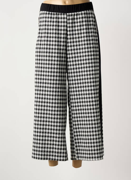 Pantalon 7/8 stretch taille normale noir MAT. femme