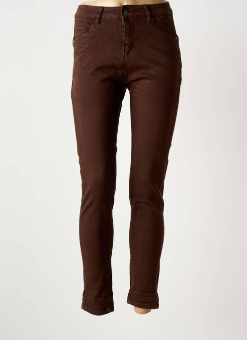 Jeans skinny marron FIONINA femme