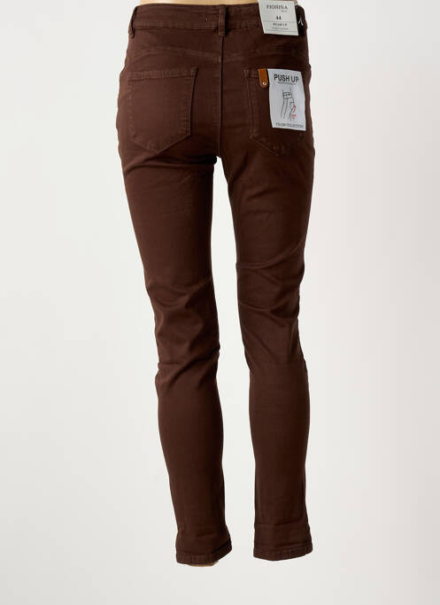 Jeans skinny marron FIONINA femme