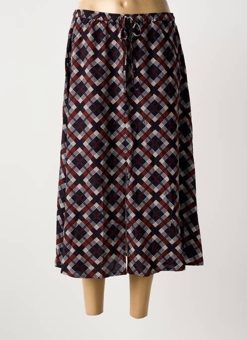 Jupe mi-longue marron NICE THINGS femme