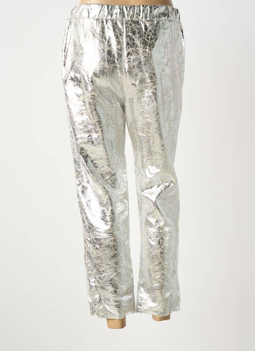Pantalon 7/8 argent COUTUREINE femme