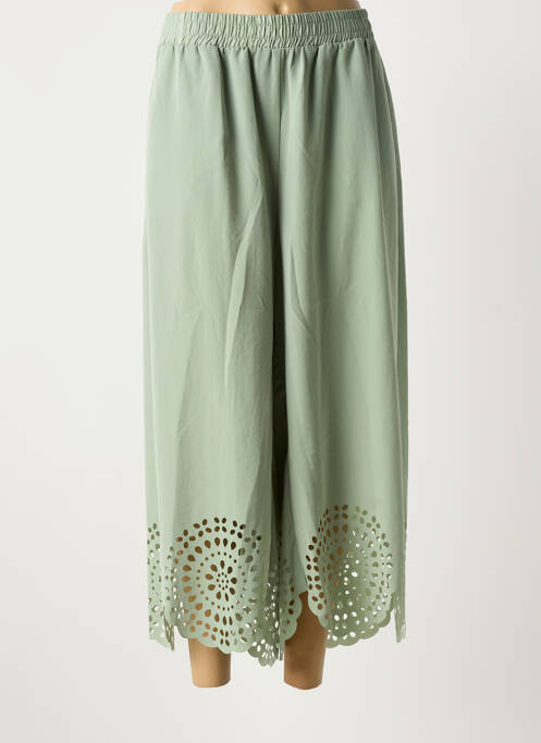 Pantalon 7/8 vert MAT. femme
