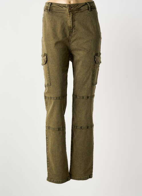 Pantalon cargo vert YESTA femme