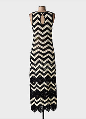 Robe longue sans manche sans manche noir ESQUALO femme