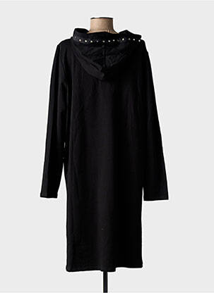 Robe mi-longue manches longues manches longues noir AN II VITO femme