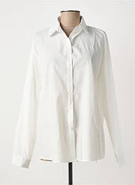 Chemisier coupe droite manches longues blanc LAMIAR femme