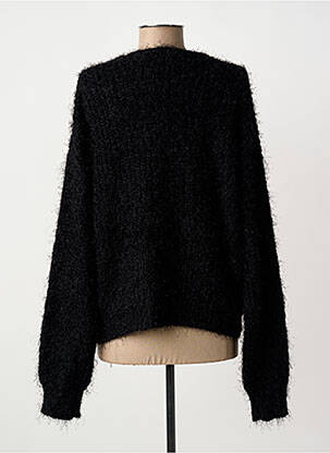 Gilet manches longues resserrée sur le bas noir ESQUALO femme