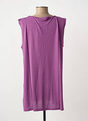 Débardeur stretch sans manche violet MASAI femme