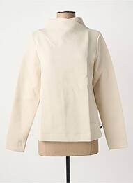 Sweat-shirt stretch manches longues beige YEST femme