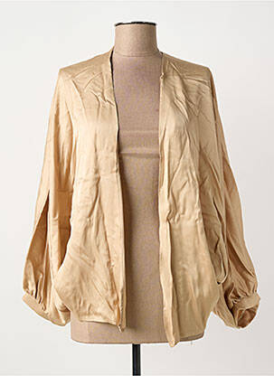 Veste chic col v beige MÊME ROAD femme