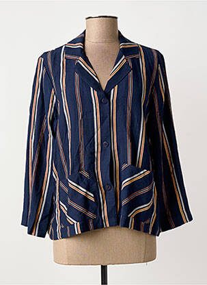 Blazer poches bleu NICE THINGS femme