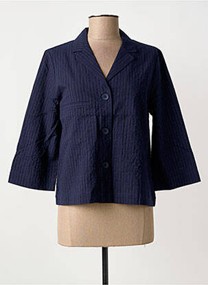 Blazer fermeture boutonnée sur le devant bleu NICE THINGS femme