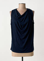 Top stretch sans manche bleu NICE THINGS femme