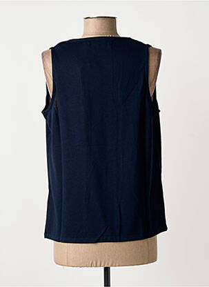 Top stretch sans manche bleu NICE THINGS femme