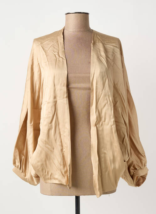 Veste chic col v beige MÊME ROAD femme