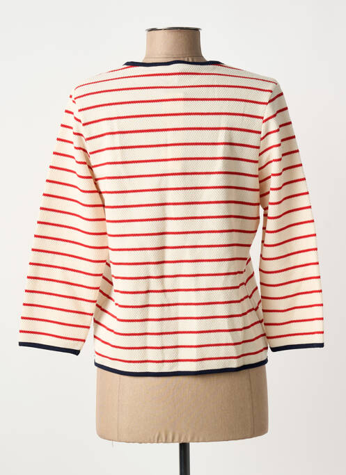 Veste chic col v rouge ALEXANDER & JACOB femme