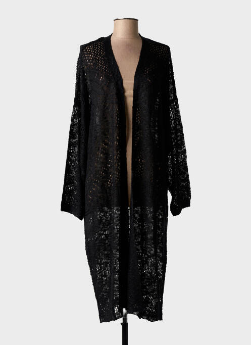 Gilet manches courtes noir YESTA femme