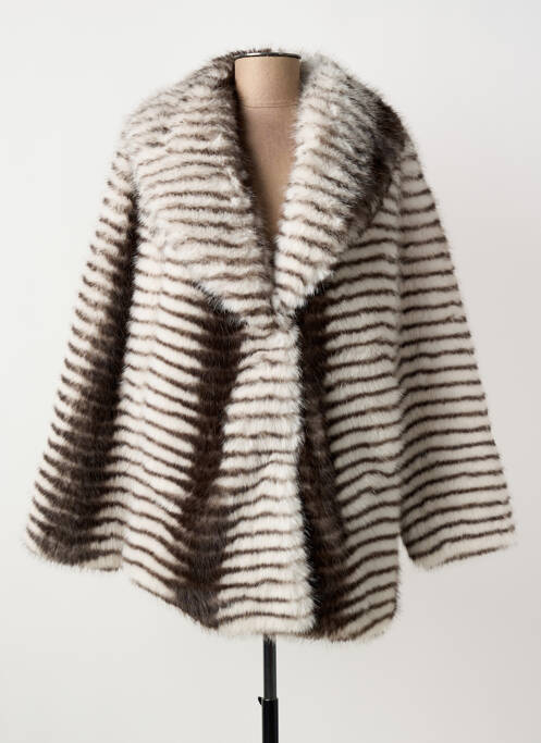 Manteau court marron ALEX.MAX femme