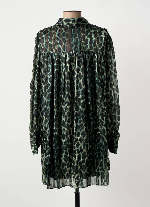 Robe courte vert TRAFFIC PEOPLE femme