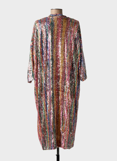 Robe mi-longue jaune MOMENT femme