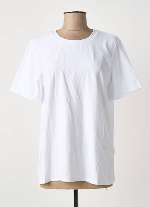 T-shirt coupe droite manches courtes blanc CIVICO 1 femme