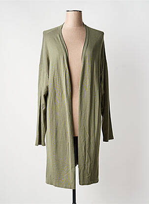 Gilet manches longues stretch vert MASAI femme