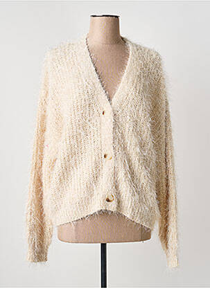 Gilet manches longues stretch beige ESQUALO femme