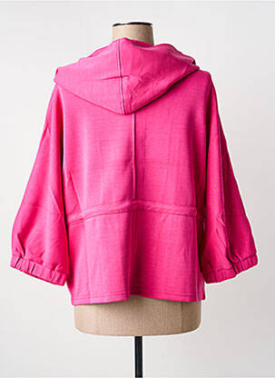 Veste casual col rond rose YEST femme