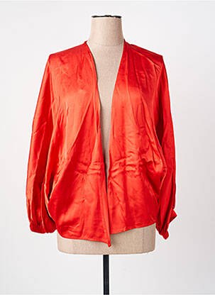 Veste chic col v rouge MÊME ROAD femme