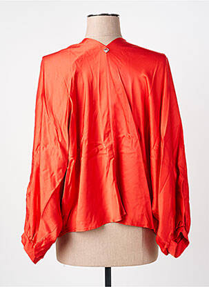 Veste chic col v rouge MÊME ROAD femme