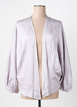 Veste chic col v gris MÊME ROAD femme