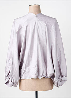 Veste chic col v gris MÊME ROAD femme