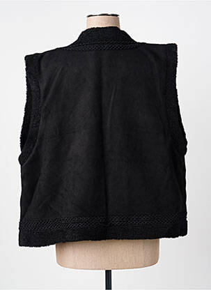 Gilet sans manche doublure noir YESTA femme